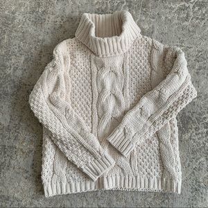 Just Madison Chunky Cable Knit Sweater